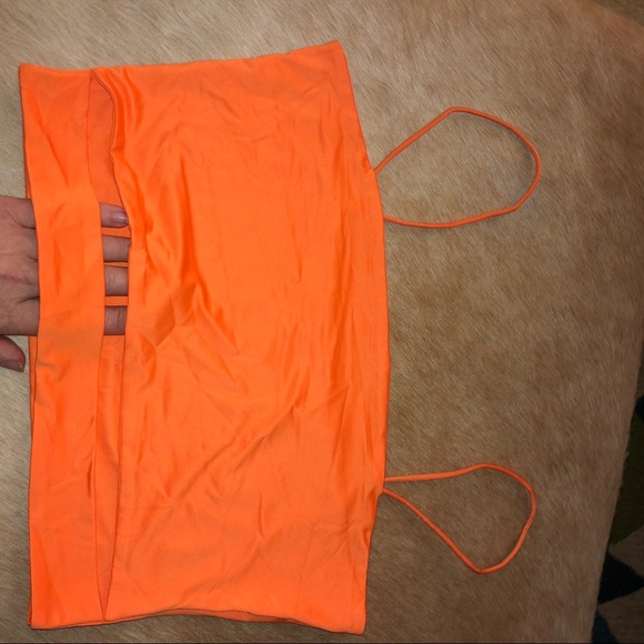 4/$20 2 Nwot Shein neon crop tops, pink is xs orange S - Picture 5 of 11